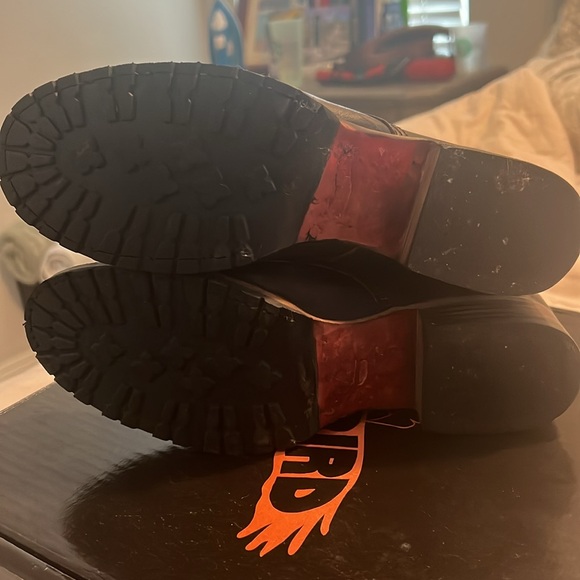 Freebird Liverpool short boots, weathered black, size 8 - Picture 4 of 5